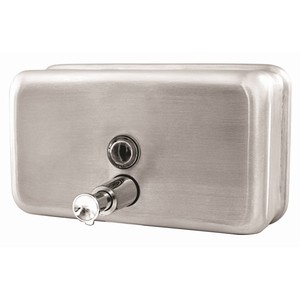 Dispenser Soap S/Steel Horizontal