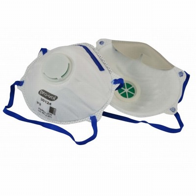 Respirator P2 with conical valve