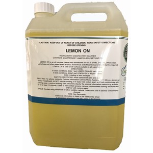 Lemon On Cleaner Disinfectant 5L