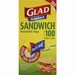 GLAD Snaplock Sandwich Bag 180 X 170