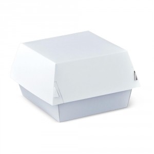 Burger Box White Cardboard