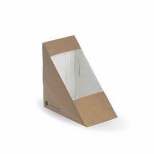 Biopak Bioboard Sandwich wedge box