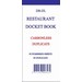 Docket Books Restaurant Duplicate