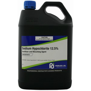 Sodium Hypochlorite 12.5% Bleach & Sanitiser 5L