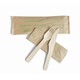 Cutlery Pack Wood Fork/Kinfe/Napkinctn