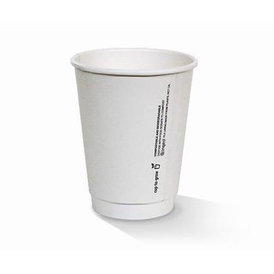Cup Hot DW Plain PLA lined 12oz 90mm