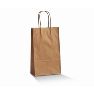 Bag Paper Twist Handle Brown Small 500ctn