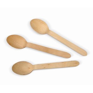 Spoon Dessert/Dinner Wooden 100pk