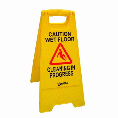 Caution Wet Floor/Cleaning In Progress Sign