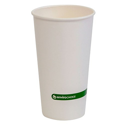 Green Pint Paper Cup Aqueous Flatwrap 570ml