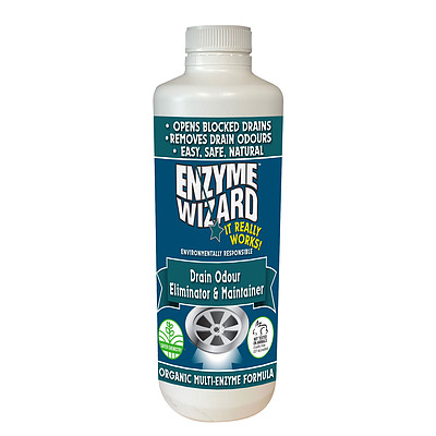 Enzyme Wizard Drain Odour Eliminator & Maintainer RTU 1L