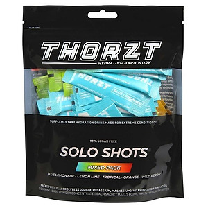 THORZT 99% SUGAR FREE SOLO SHOTS - Mixed Flavours 50 x 3g