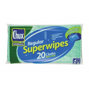 "CHUX" Commercial Reg Superwipes Green